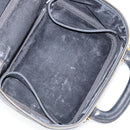 CHANEL COCO Mark Vanity Pouch Caviar Skin Black Gold CC Auth bs29781-10