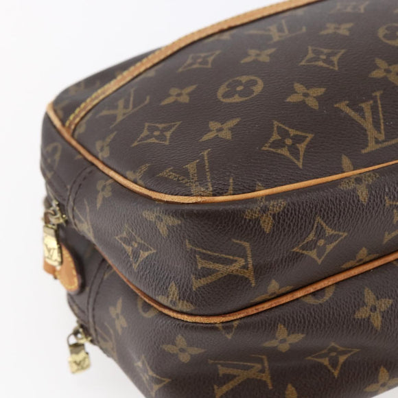 LOUIS VUITTON Monogram Reporter PM Shoulder Bag M45254 LV Auth bs29782