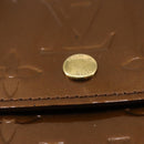 LOUIS VUITTON Monogram Vernis Green Cigarette Case Bronze M91156 Auth bs29785-18