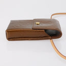 LOUIS VUITTON Monogram Vernis Green Cigarette Case Bronze M91156 Auth bs29785-3