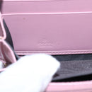 GUCCI GG Canvas Guccissima Long Wallet Leather Pink 410102 203887 Auth bs29790-17