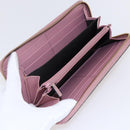 GUCCI GG Canvas Guccissima Long Wallet Leather Pink 410102 203887 Auth bs29790-9