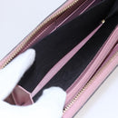 GUCCI GG Canvas Guccissima Long Wallet Leather Pink 410102 203887 Auth bs29790-18
