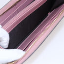 GUCCI GG Canvas Guccissima Long Wallet Leather Pink 410102 203887 Auth bs29790-19