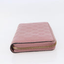 GUCCI GG Canvas Guccissima Long Wallet Leather Pink 410102 203887 Auth bs29790-4