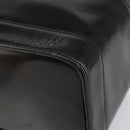 Gianni Versace Vanity Bag Leather Black Gold Auth bs29792-10