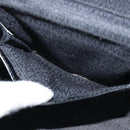 Gianni Versace Vanity Bag Leather Black Gold Auth bs29792-23