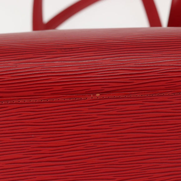 LOUIS VUITTON Epi Duplex Tote Bag Red M52427 LV Auth bs29794