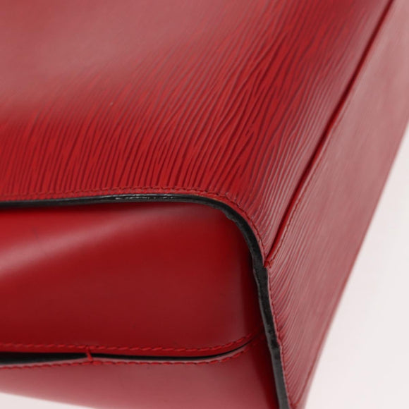 LOUIS VUITTON Epi Duplex Tote Bag Red M52427 LV Auth bs29794