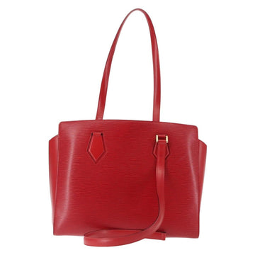 LOUIS VUITTON Epi Duplex Tote Bag Red M52427 LV Auth bs29794 - 0