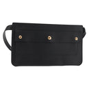 BURBERRY Waist Bag Leather Black Gold Auth bs29795-1