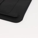 BURBERRY Waist Bag Leather Black Gold Auth bs29795-10