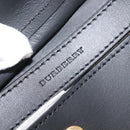BURBERRY Waist Bag Leather Black Gold Auth bs29795-15