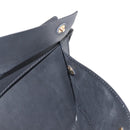 BURBERRY Waist Bag Leather Black Gold Auth bs29795-17