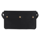 BURBERRY Waist Bag Leather Black Gold Auth bs29795-2