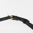 BURBERRY Waist Bag Leather Black Gold Auth bs29795-8
