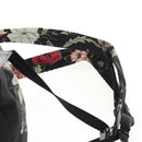 GUCCI flora Backpack Canvas Black Silver 353476 Auth bs29799-15