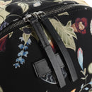 GUCCI flora Backpack Canvas Black Silver 353476 Auth bs29799-21