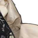 GUCCI flora Backpack Canvas Black Silver 353476 Auth bs29799-24