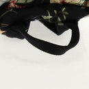 GUCCI flora Backpack Canvas Black Silver 353476 Auth bs29799-7