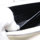 PRADA Schoudertas met kettingband Saffiano leer Wit Zilver Auth bs29803-21