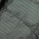 PRADA Boston Bag Canvas Leather Brown Red Silver Auth bs29804-11