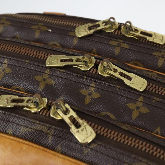 LOUIS VUITTON Monogram Alize 3 Posh Boston Bag LV Auth bs29805