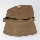 Salvatore Ferragamo Vala Shoulder Bag Leather Brown Gold Auth bs29808-19