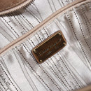 Salvatore Ferragamo Vala Shoulder Bag Leather Brown Gold Auth bs29808-20