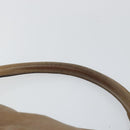 Salvatore Ferragamo Vala Shoulder Bag Leather Brown Gold Auth bs29808-8