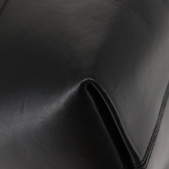 FENDI Pecan Canvas Tote Bag Canvas Leather Beige Black gold Auth bs29810