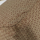 FENDI Zucchino Canvas Mamma Baguette Shoulder Bag Nylon Beige Gold Auth bs29812-16