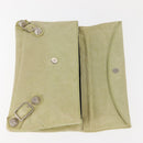 BALENCIAGA The Giant Envelope Bag Leather Silver Light Green 186182 Auth bs29813-13