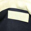 BALENCIAGA The Giant Envelope Bag Leather Silver Light Green 186182 Auth bs29813-14