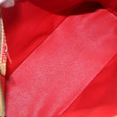 CELINE Hand Bag Leather 2way Yellow Gold Auth bs29816-11