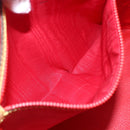 CELINE Hand Bag Leather 2way Yellow Gold Auth bs29816-20