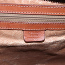 CELINE Macadam Canvas Tote Bag PVC Leather Brown Gold Auth bs29818-15