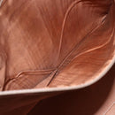 CELINE Macadam Canvas Tote Bag PVC Leather Brown Gold Auth bs29818-19