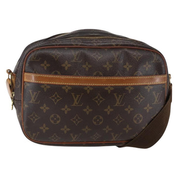 LOUIS VUITTON Monogram Reporter PM Shoulder Bag M45254 LV Auth bs29822