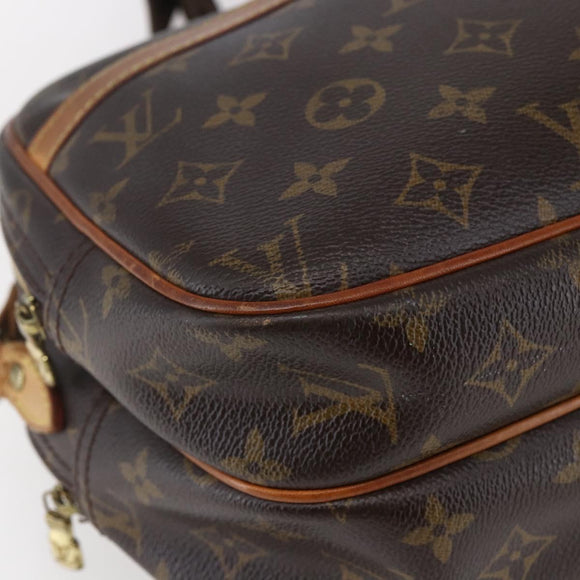 LOUIS VUITTON Monogram Reporter PM Shoulder Bag M45254 LV Auth bs29822
