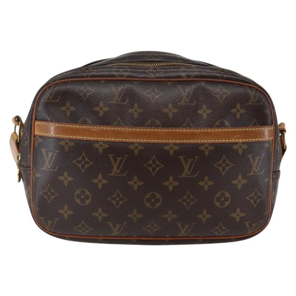 LOUIS VUITTON Monogram Reporter PM Shoulder Bag M45254 LV Auth bs29822
