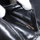 CHANEL Matelasse Vanity Pouch Lamb Skin Black Gold CC Auth bs29827-21