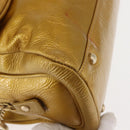 CHANEL Chain Shoulder Bag Enamel Gold CC Auth bs29830-10