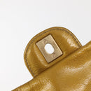 CHANEL Chain Shoulder Bag Enamel Gold CC Auth bs29830-21