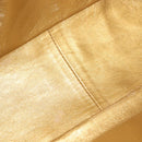 CHANEL Chain Shoulder Bag Enamel Gold CC Auth bs29830-23