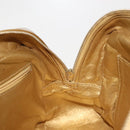 CHANEL Chain Shoulder Bag Enamel Gold CC Auth bs29830-24