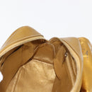 CHANEL Chain Shoulder Bag Enamel Gold CC Auth bs29830-25