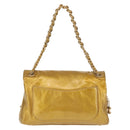 CHANEL Chain Shoulder Bag Enamel Gold CC Auth bs29830-3