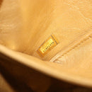 CHANEL Chain Shoulder Bag Enamel Gold CC Auth bs29830-30