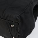 Christian Dior Maris Pearl Shoulder Bag Nylon Black Silver Auth bs29832-15